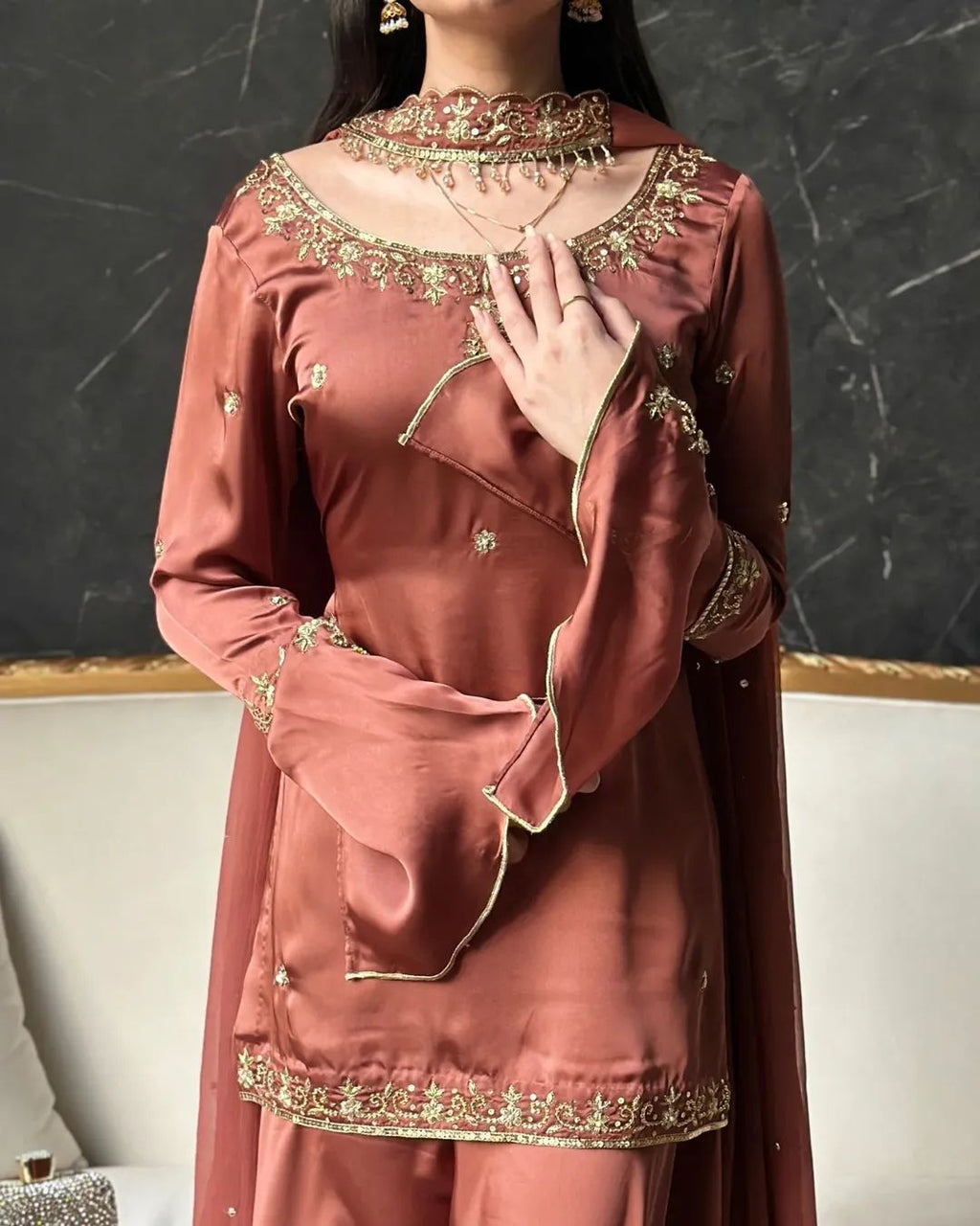 Rust Royale Sharara Set