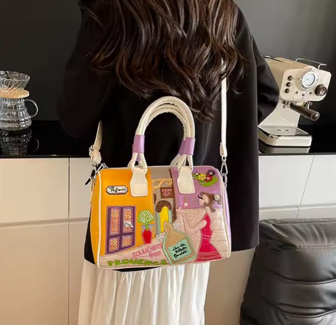 Colorful Patchwork Designer Handbag