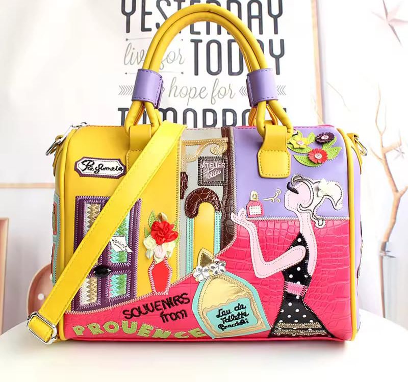 Colorful Patchwork Designer Handbag