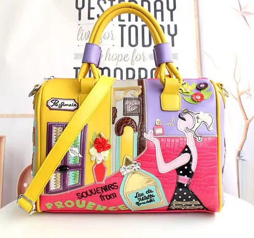 Colorful Patchwork Designer Handbag