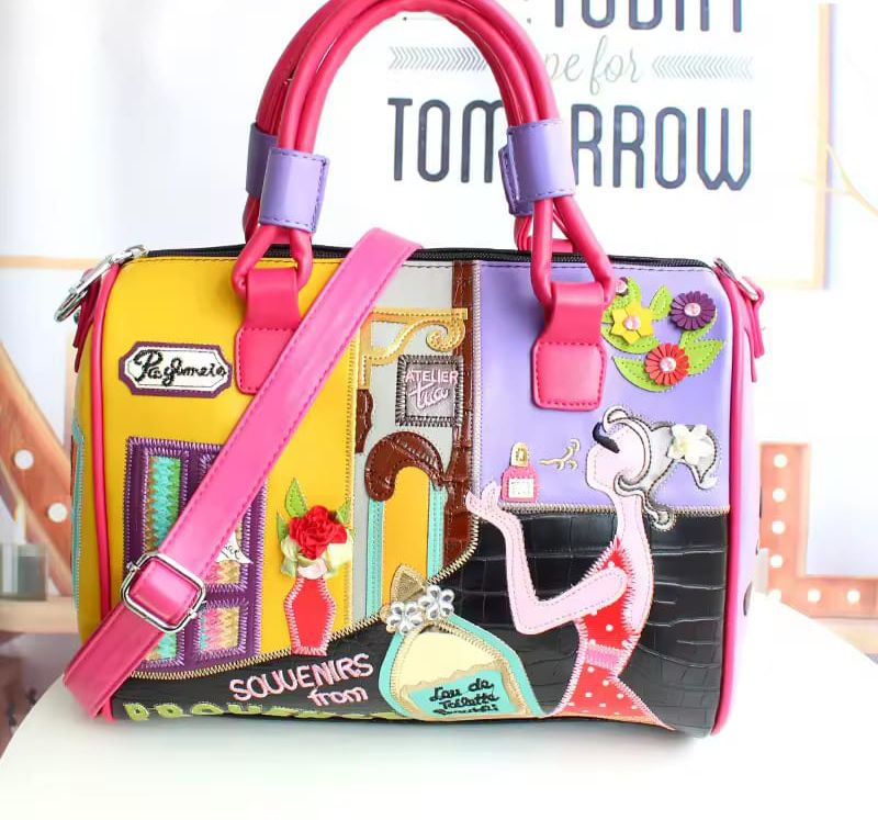Colorful Patchwork Designer Handbag