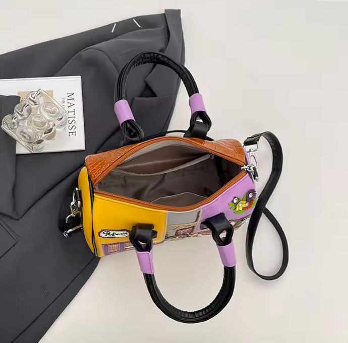 Colorful Patchwork Designer Handbag