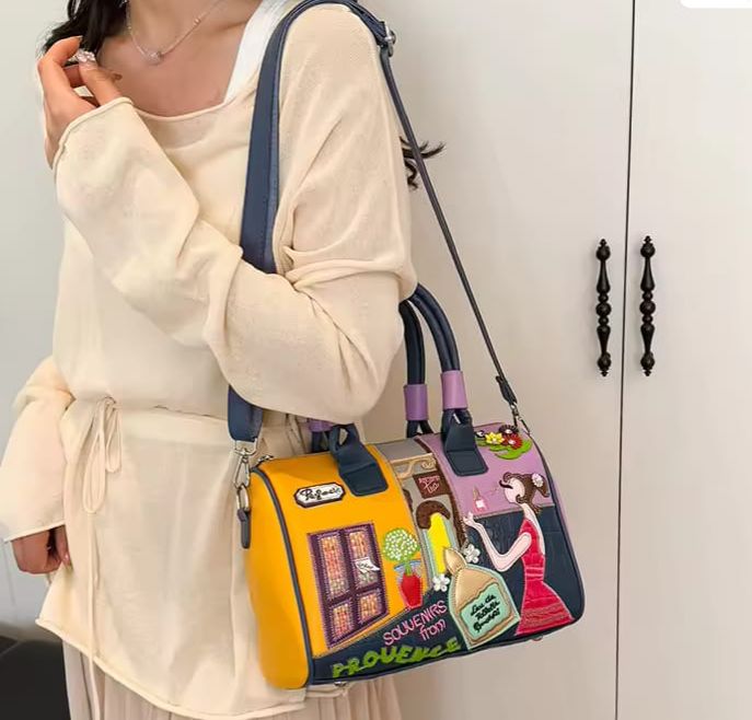 Colorful Patchwork Designer Handbag