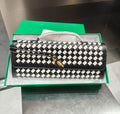 Elegant Checkered Clutch Handbag