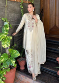 Ivory Embroidered White Kurta Set