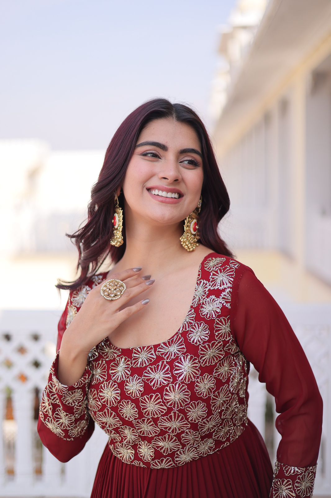 Royal Embroidered Gown
