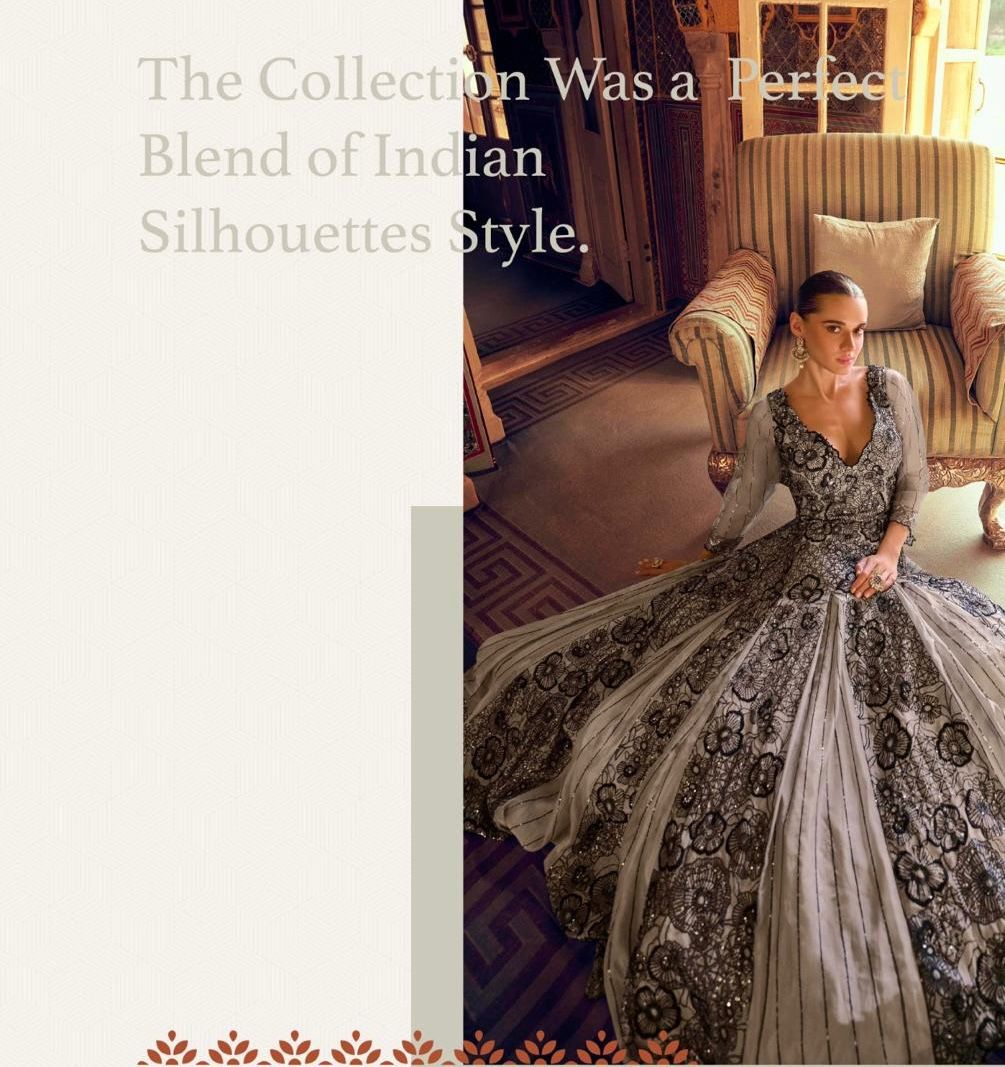 Royal Embroidered Luxe Gown