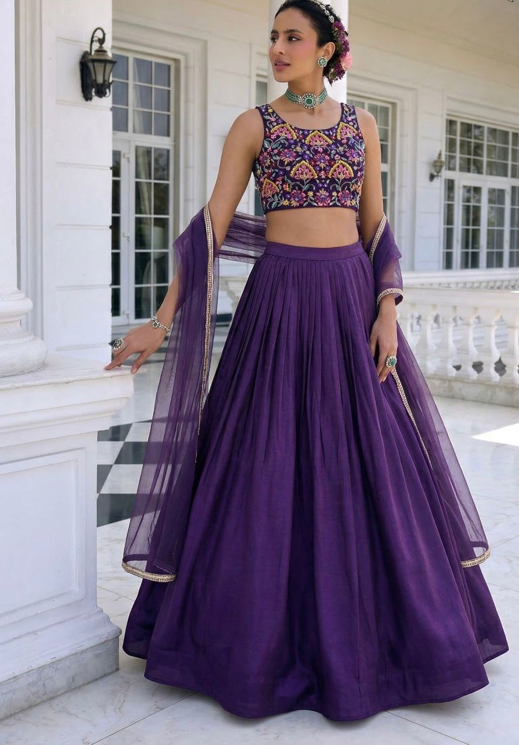 Crimson Lehenga Set