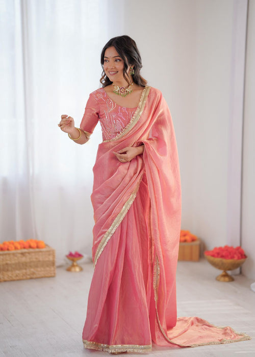 Blush Pink Saree