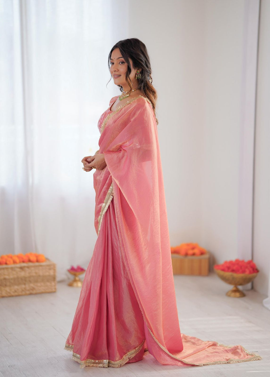 Blush Pink Saree