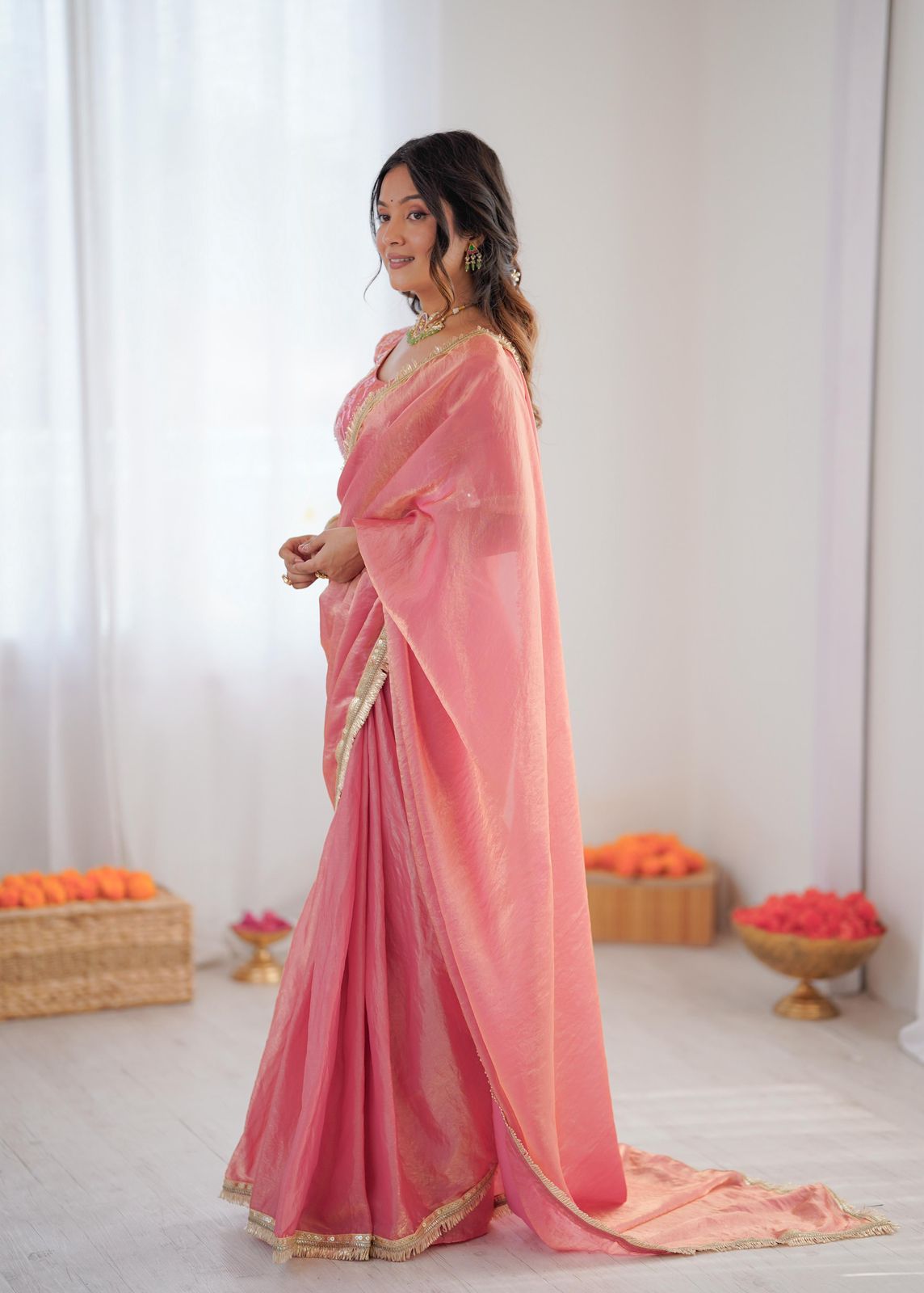 Blush Pink Saree