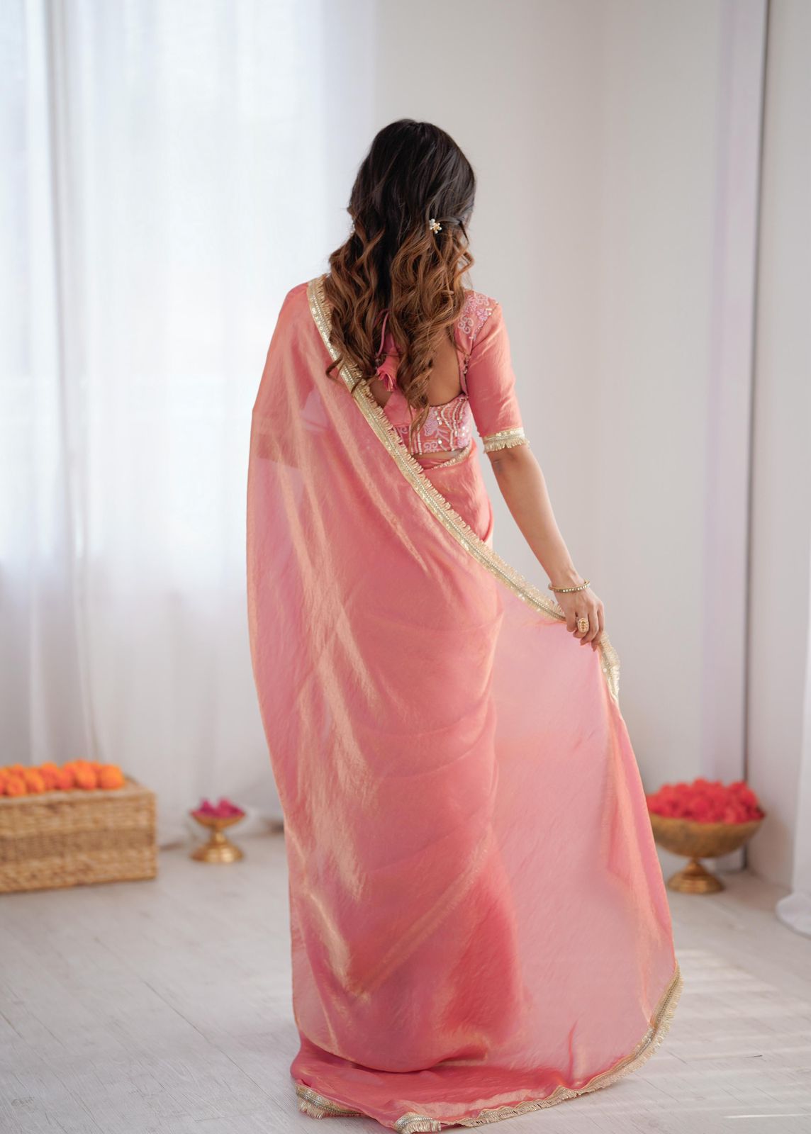 Blush Pink Saree