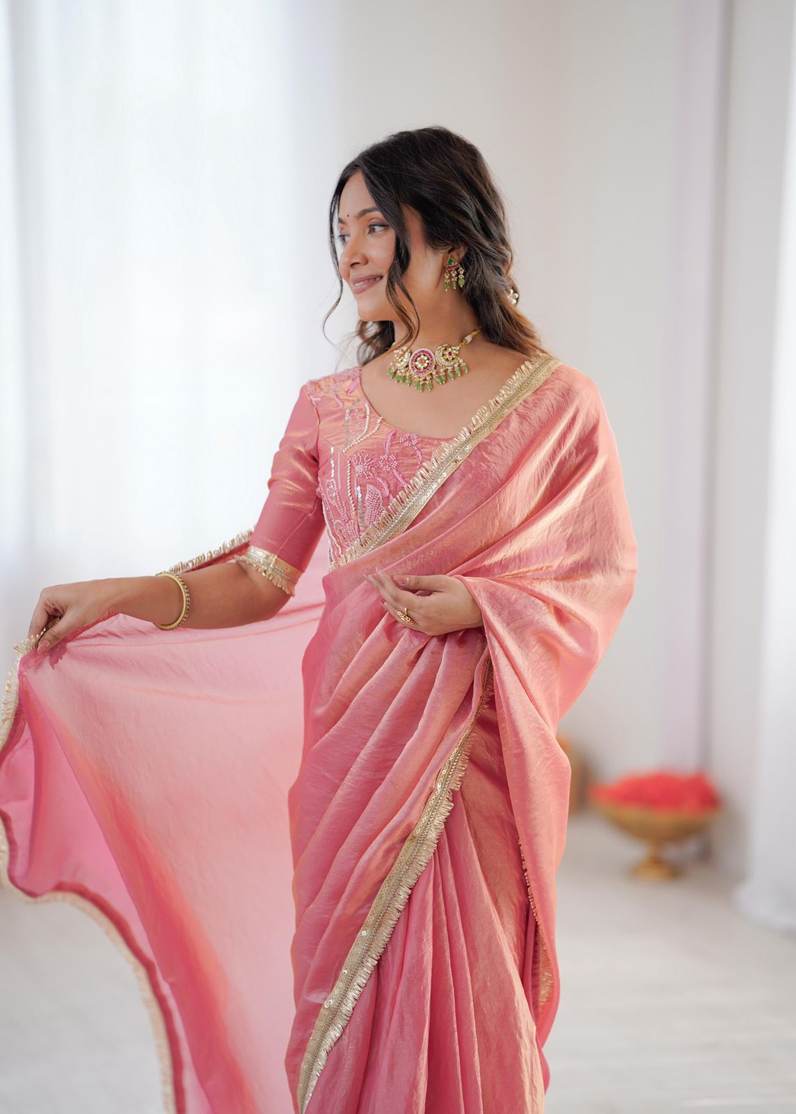 Blush Pink Saree