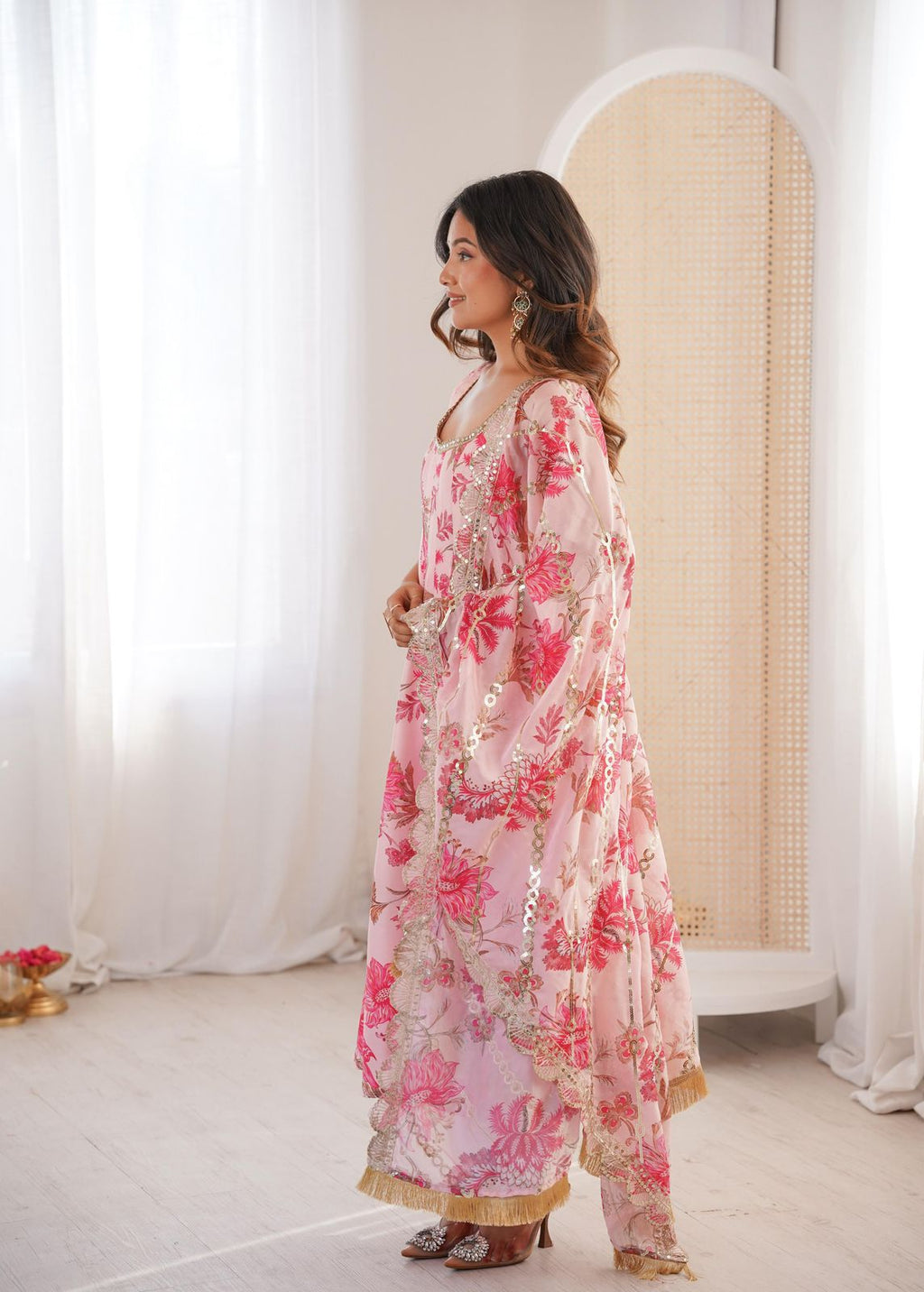 Beautiful Floral Frock Gown