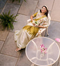 Floral Elegance Printed Saree with Tassel Pallu