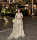 Golden Touch Ivory Ethnic Kurta Set