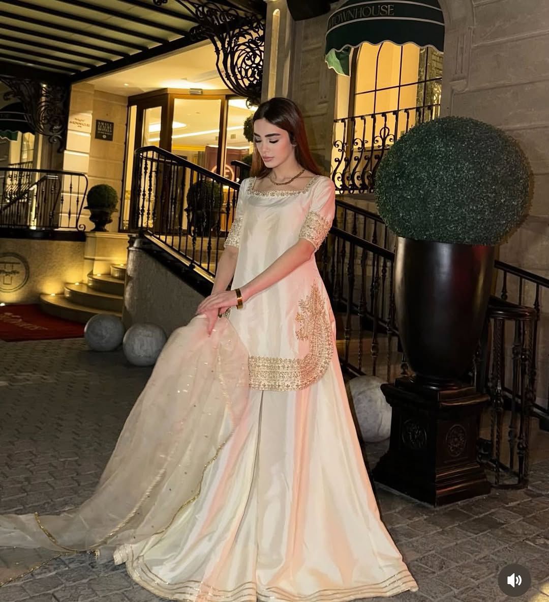 Golden Touch Ivory Ethnic Kurta Set