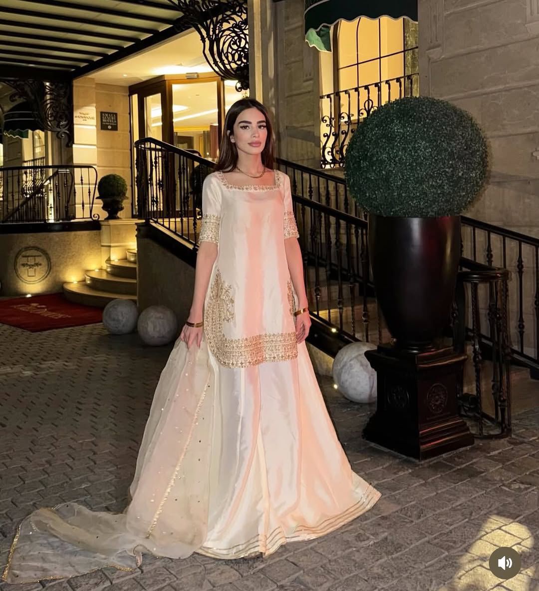 Golden Touch Ivory Ethnic Kurta Set