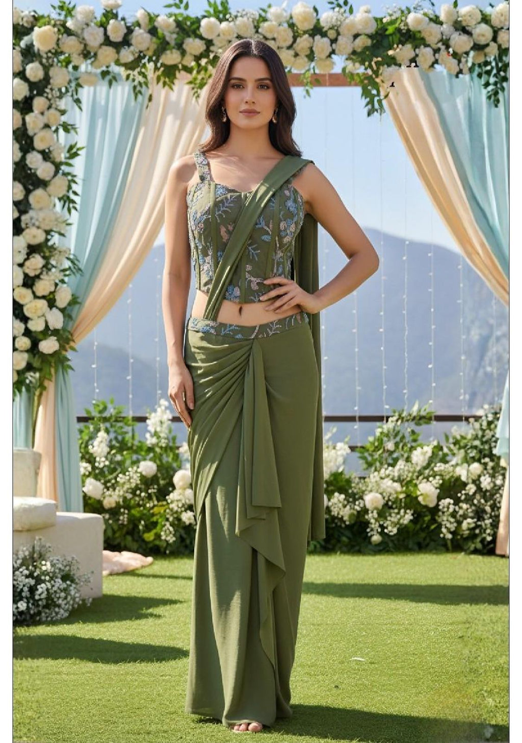 Pre-Stitched Saree for Women – Ready-to-Drape Trendy Saree for Party Wear