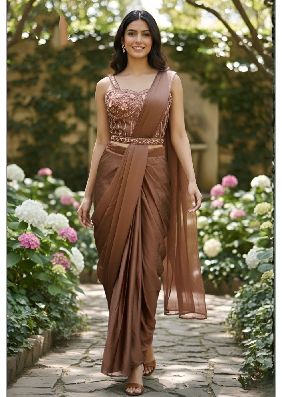 Pre-Stitched Saree for Women – Ready-to-Drape Trendy Saree for Party Wear