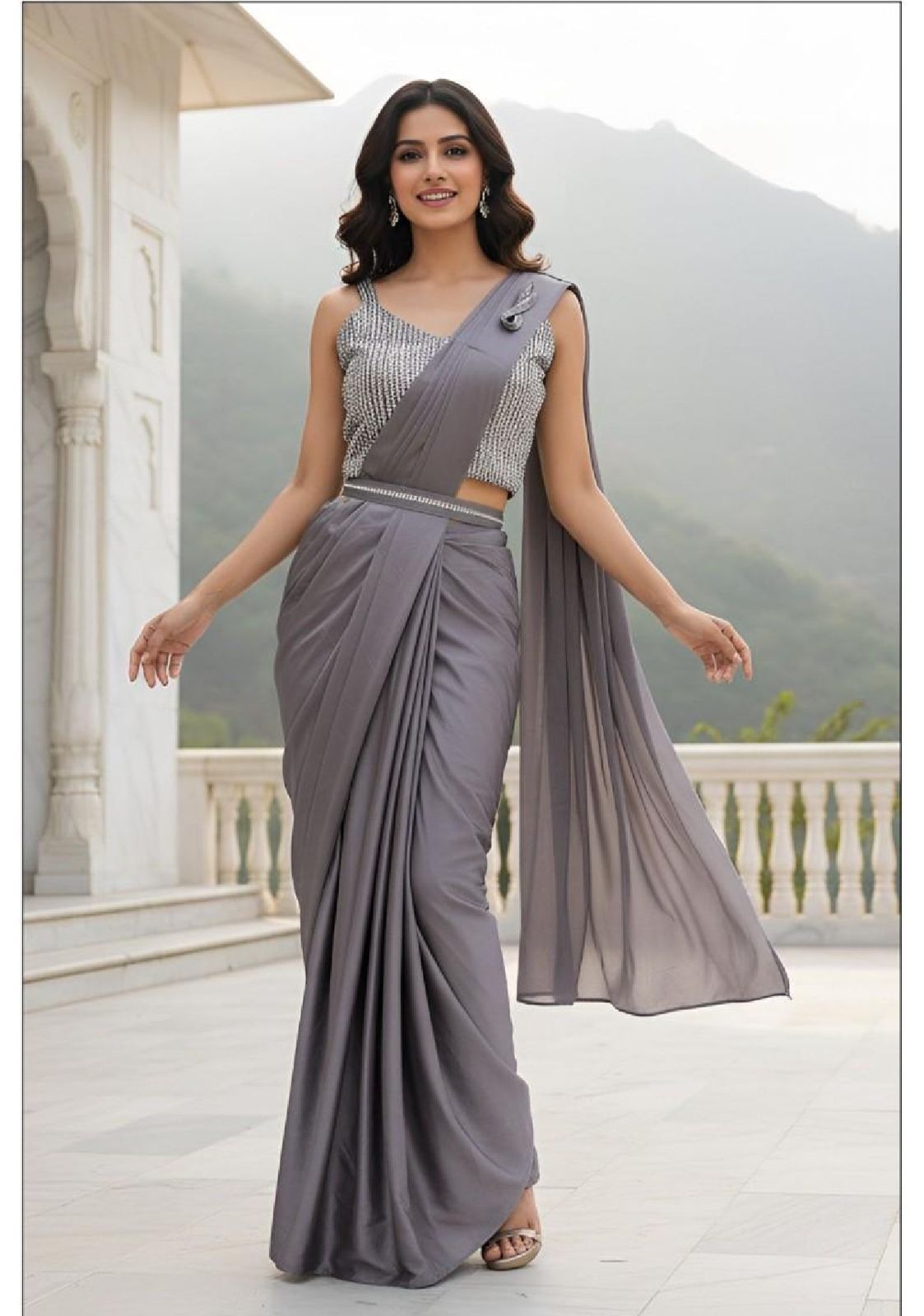 Pre-Stitched Saree for Women – Ready-to-Drape Trendy Saree for Party Wear