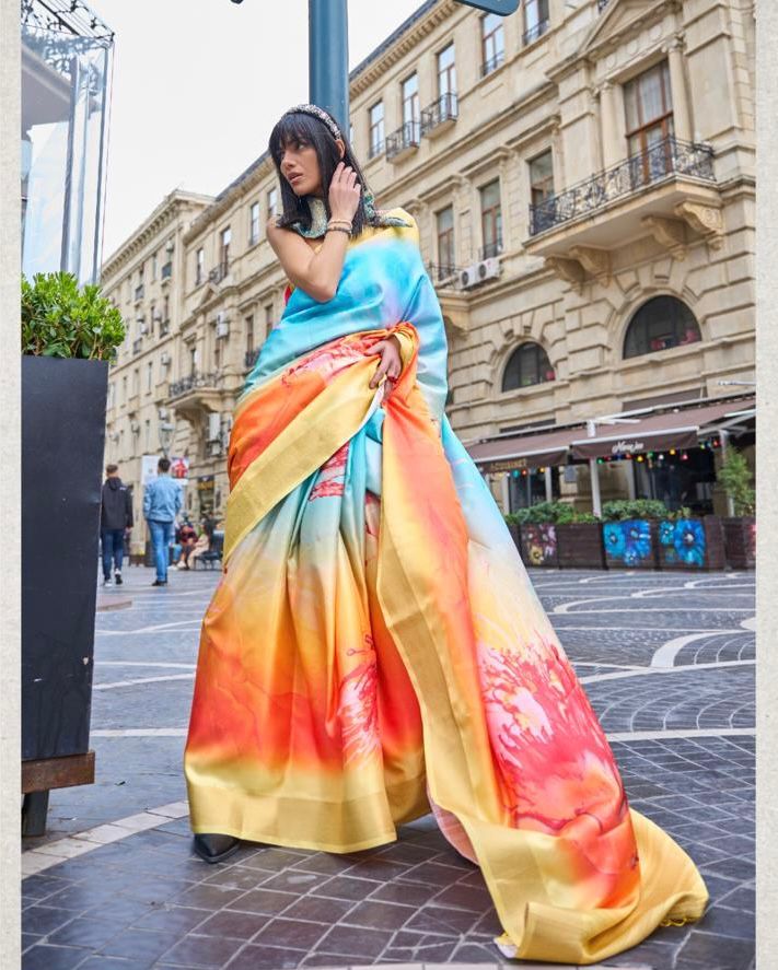 Pure Satin Saree