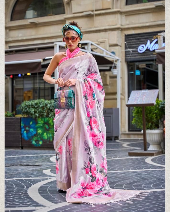 Pure Satin Saree