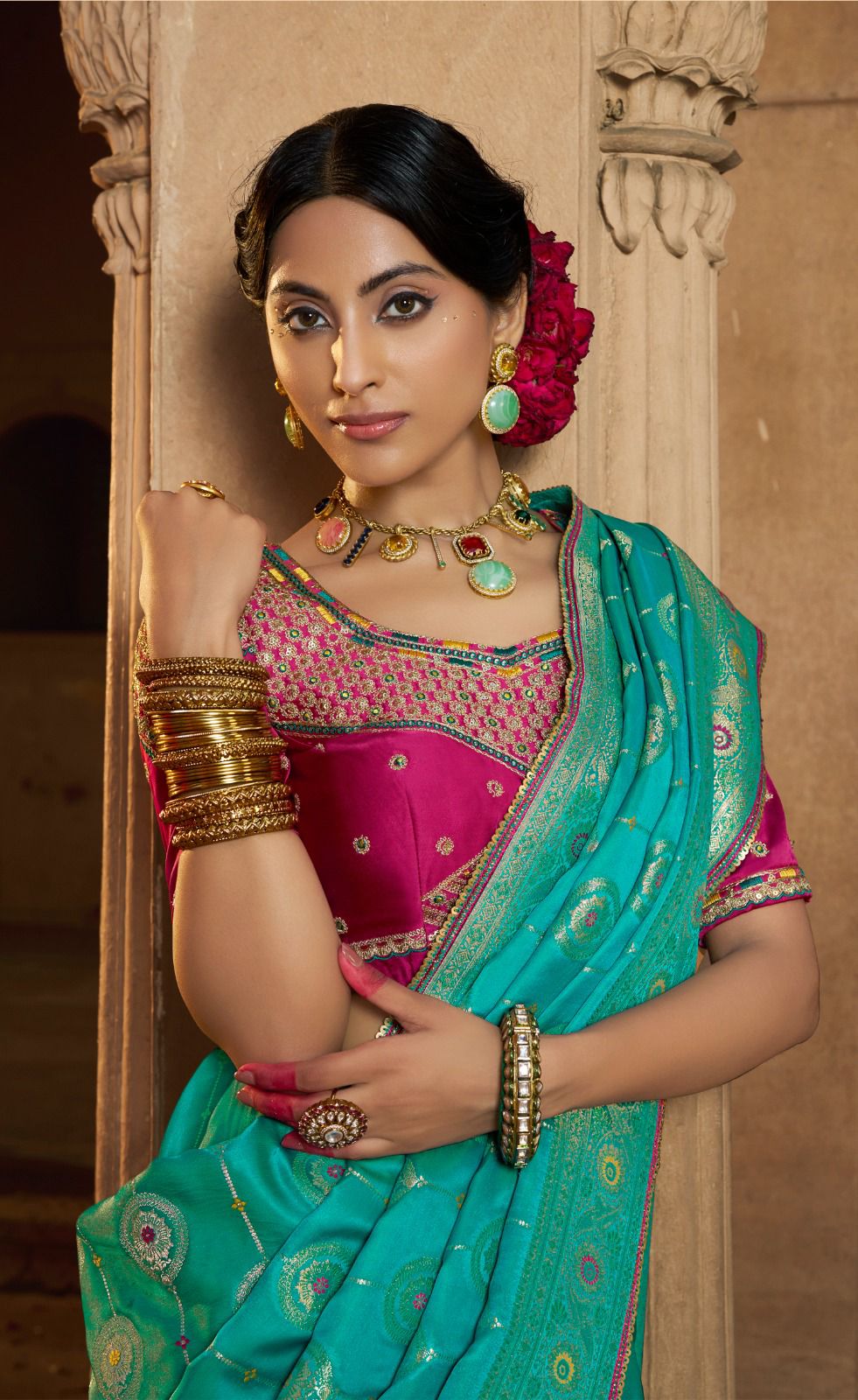 Premium Royal Look Satin Saree