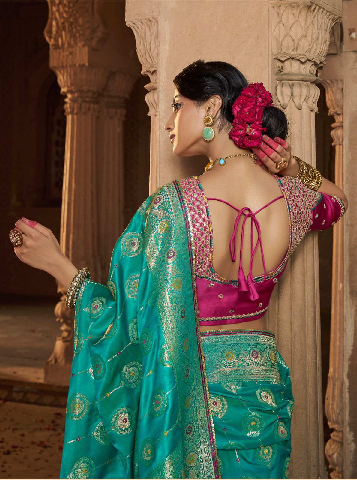 Premium Royal Look Satin Saree