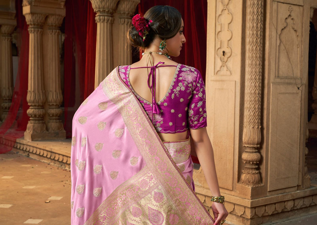 Premium Royal Look Satin Saree