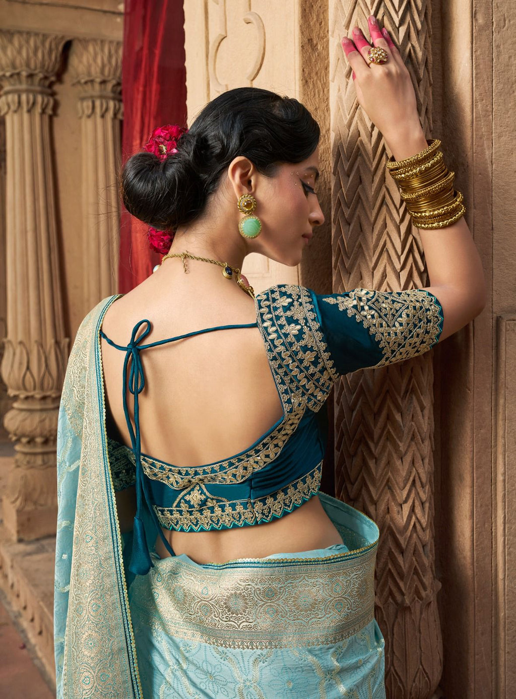 Premium Royal Look Satin Saree