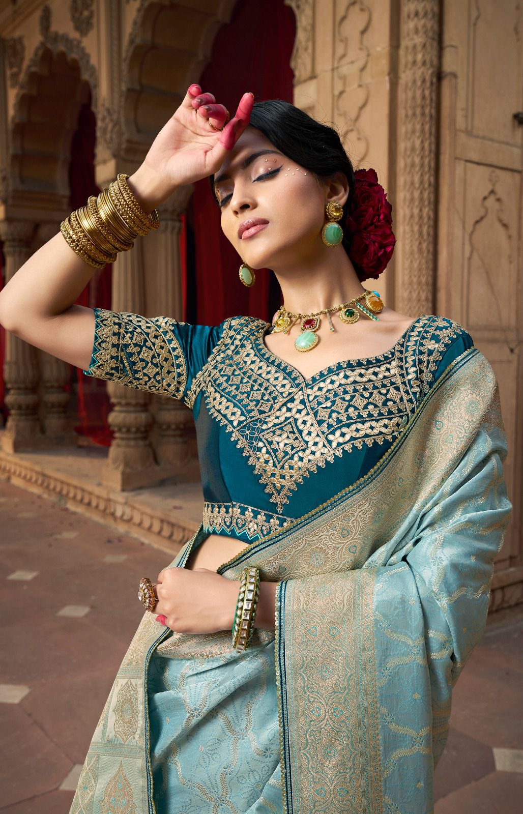 Premium Royal Look Satin Saree