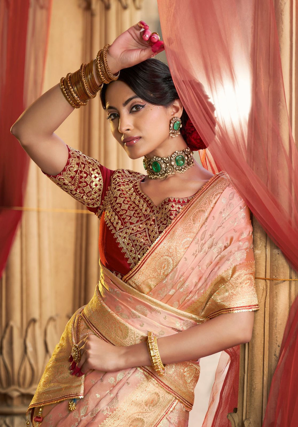 Premium Royal Look Satin Saree