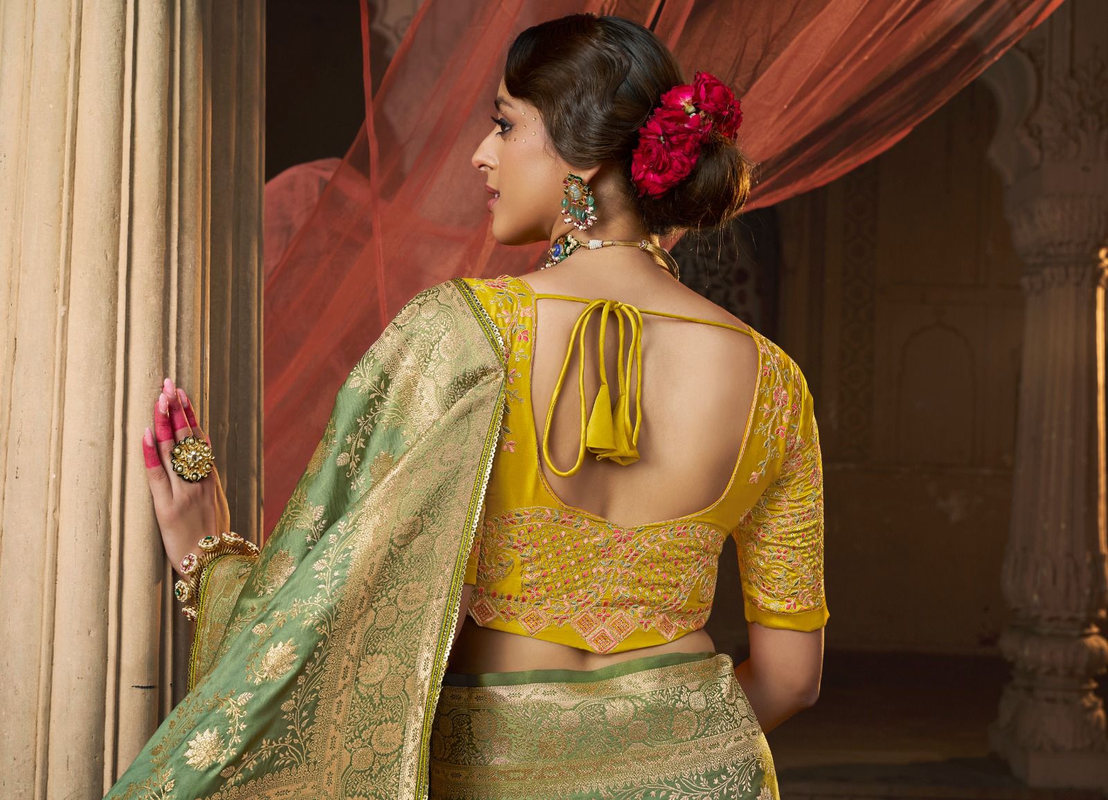 Premium Royal Look Satin Saree