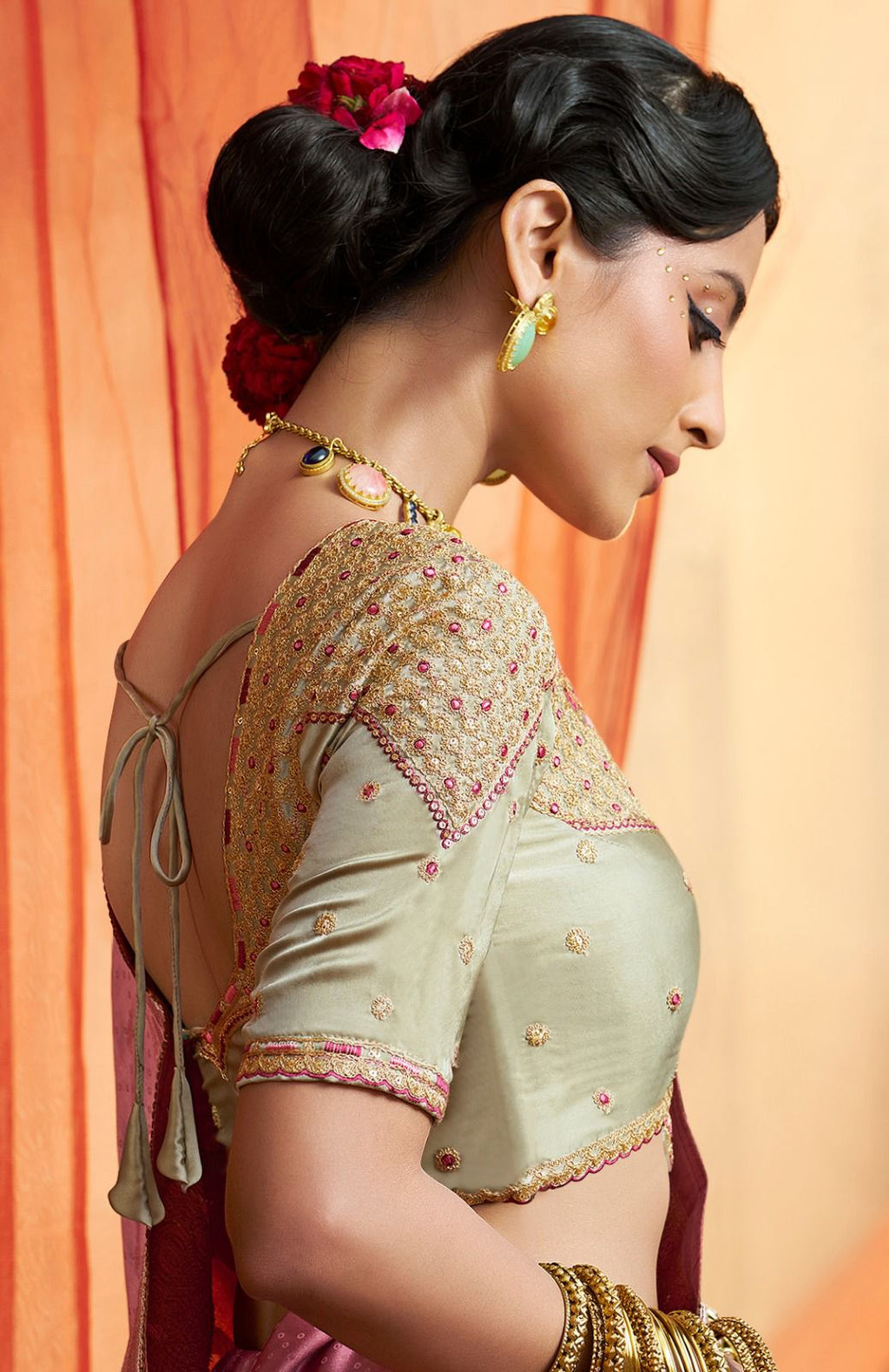 Premium Royal Look Satin Saree