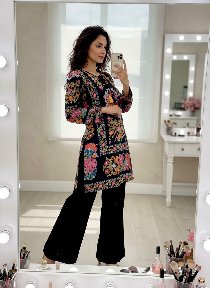 Magic Cotton Kurti with Plazzo Set