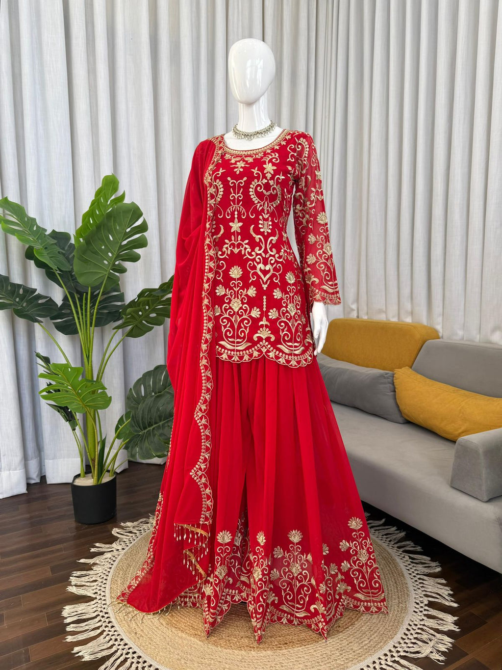 Stylish Kurti Sharara with Dupatta