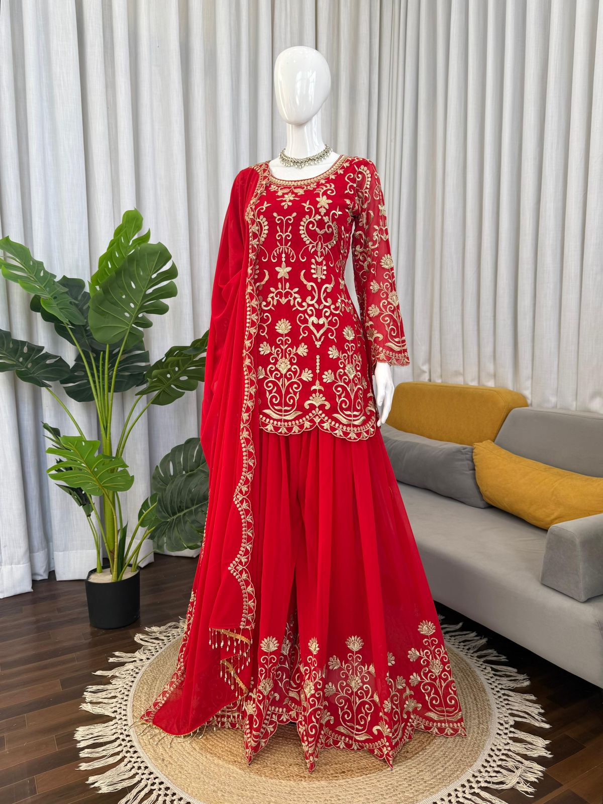 Stylish Kurti Sharara with Dupatta