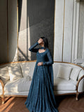 Royal Star Georgette Silk Gown