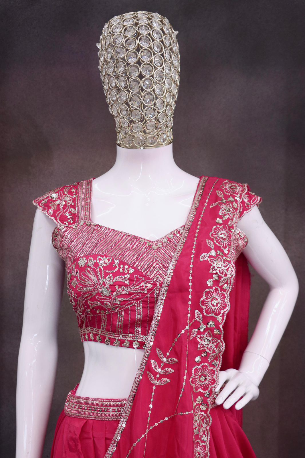 Elegant Ready-to-Wear Lehenga Saree for Women