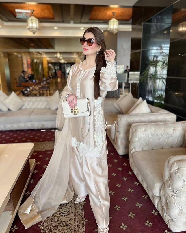 Designer Heavy Natural Silk Palazzo Suit Set