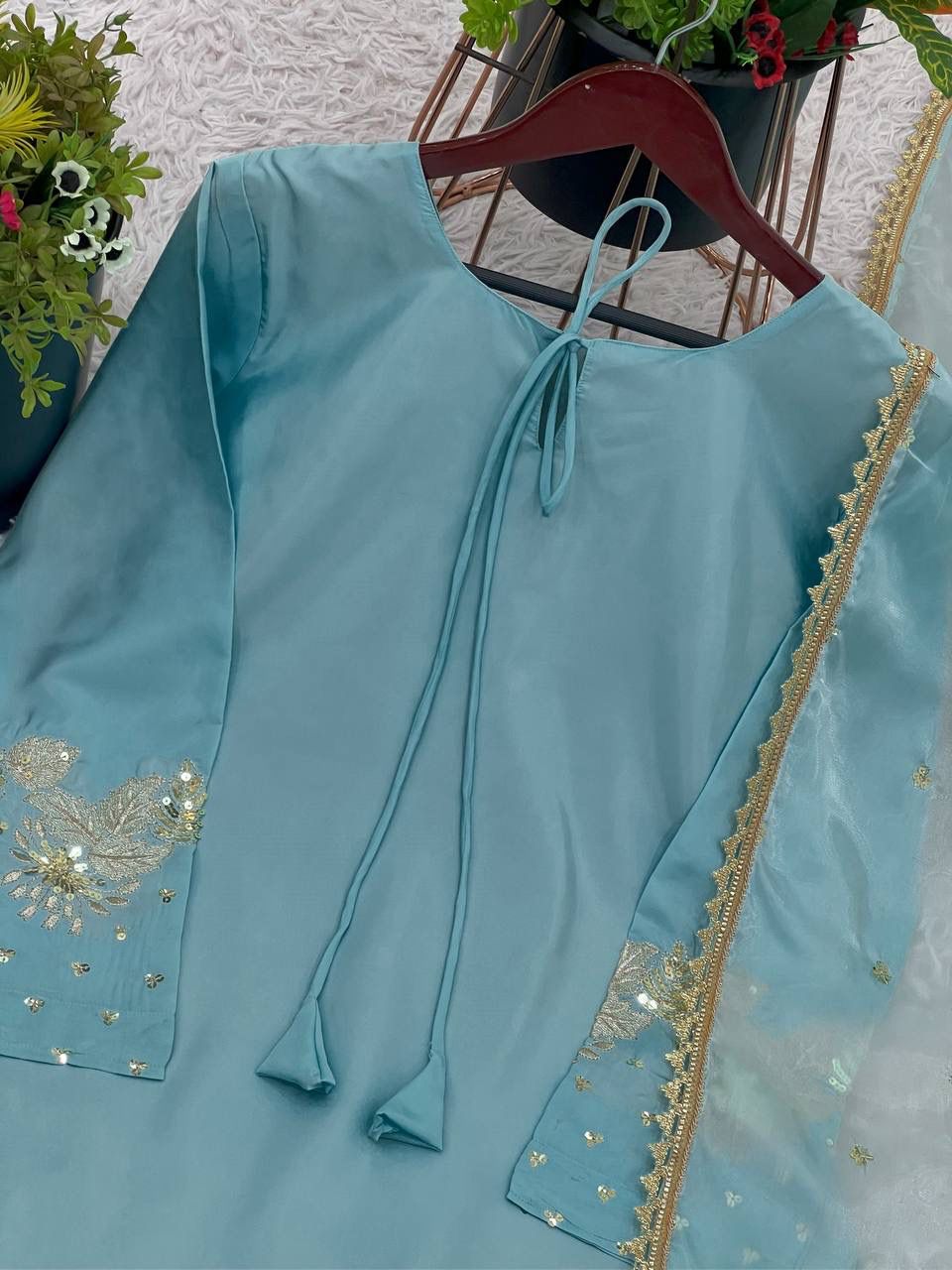 Premium Party Wear Silk Suit for Women