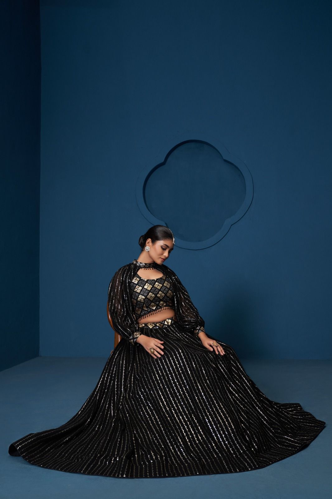 Royal Premium Georgette Lehenga with Heavy Zari Embroidery