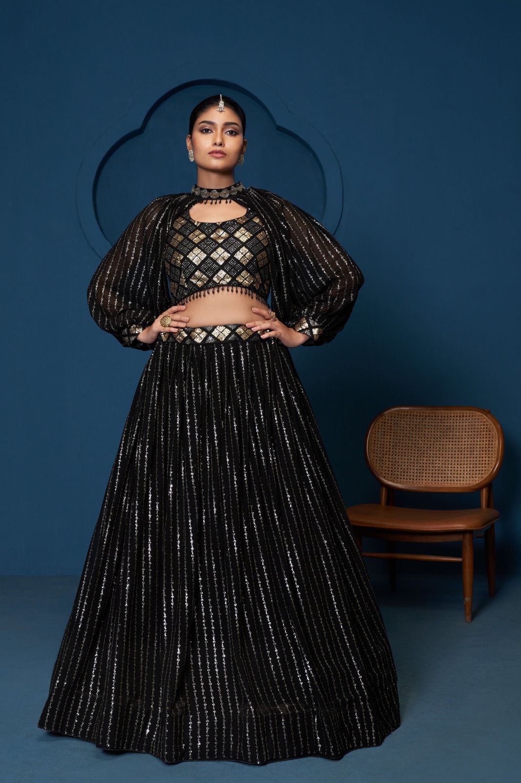 Royal Premium Georgette Lehenga with Heavy Zari Embroidery