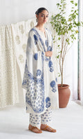 Elegant Jaipuri Taj Cotton Suit Set with Printed Dupatta