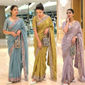 Premium Tissue Chiffon Silk Saree for Party Wear