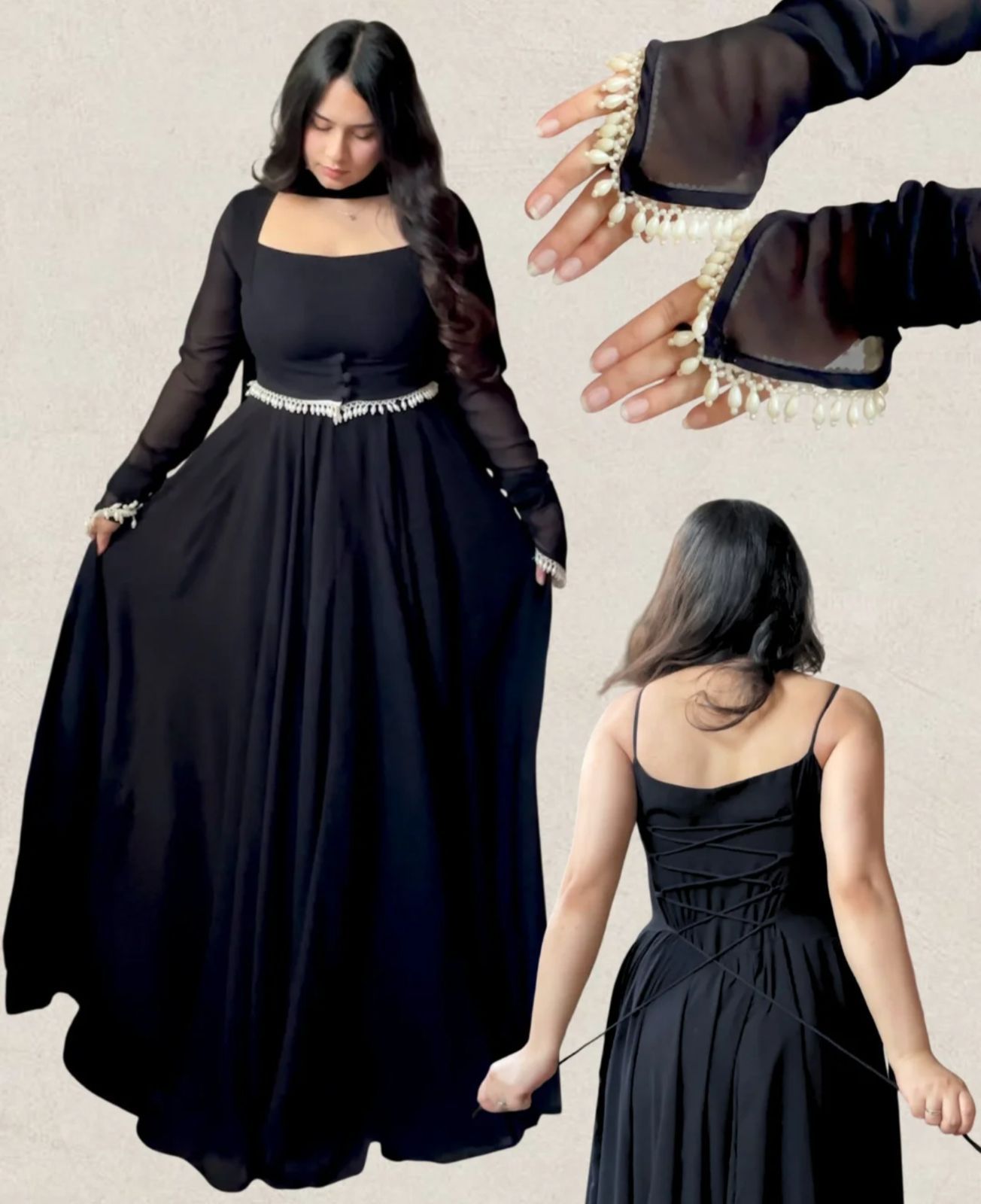 Designer Faux Georgette Maxi Anarkali Suit