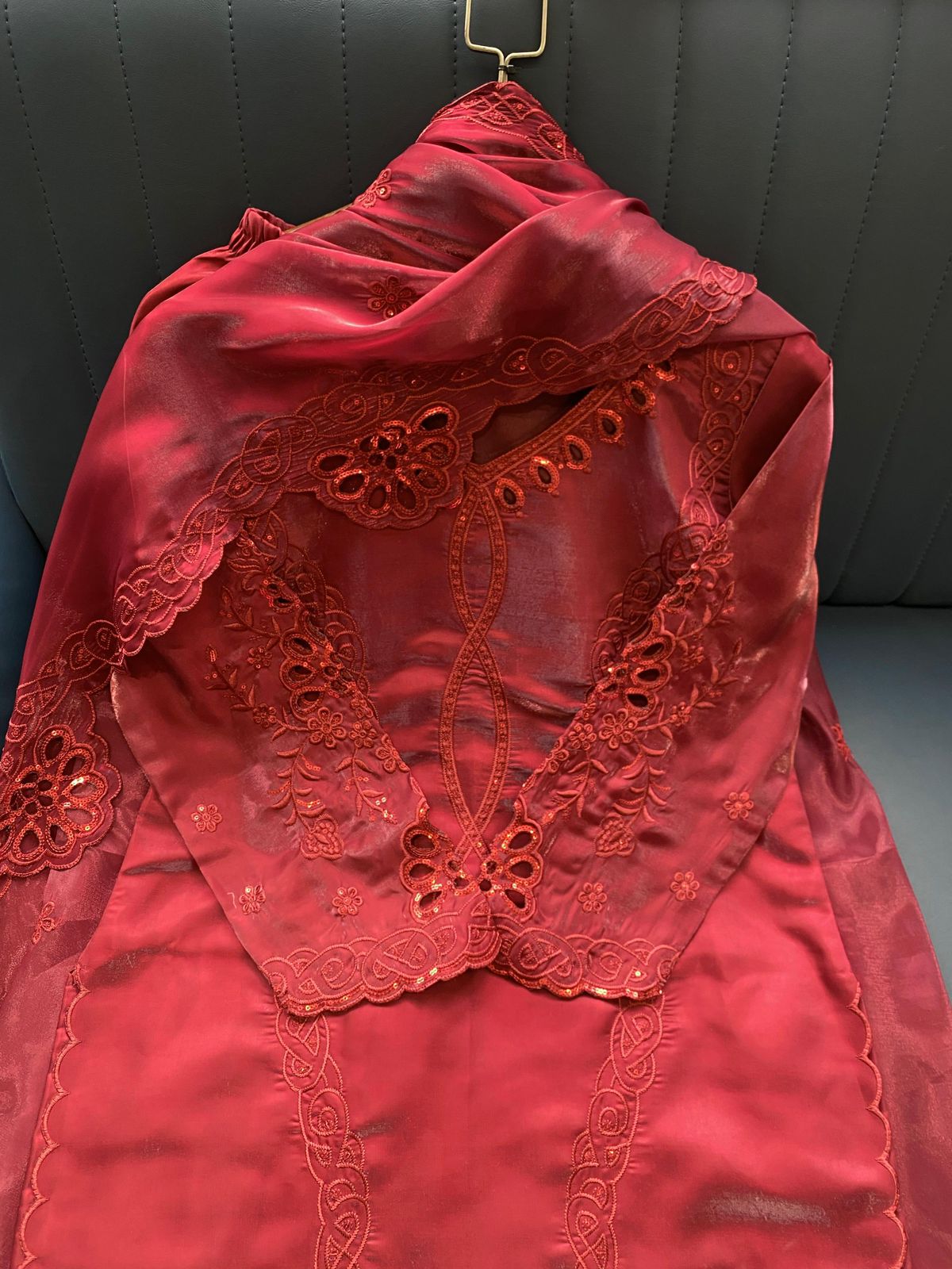 Luxury Sequence Embroidered Palazzo Set