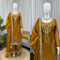 Designer JMC Silk Kurti Palazzo Set for Women