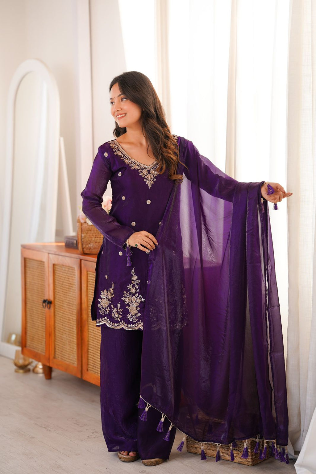 Trendy Designer Fendi Silk Outfit
